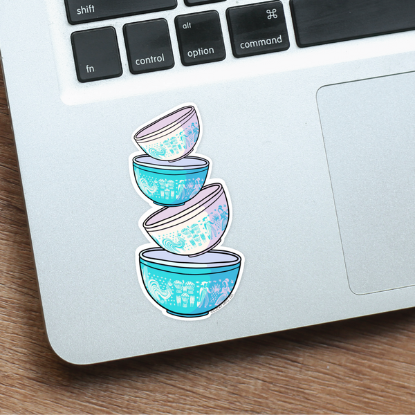 Pyrex Stack Sticker Butterprint Pyrex Bowl Stack Sticker – Madcap & Co