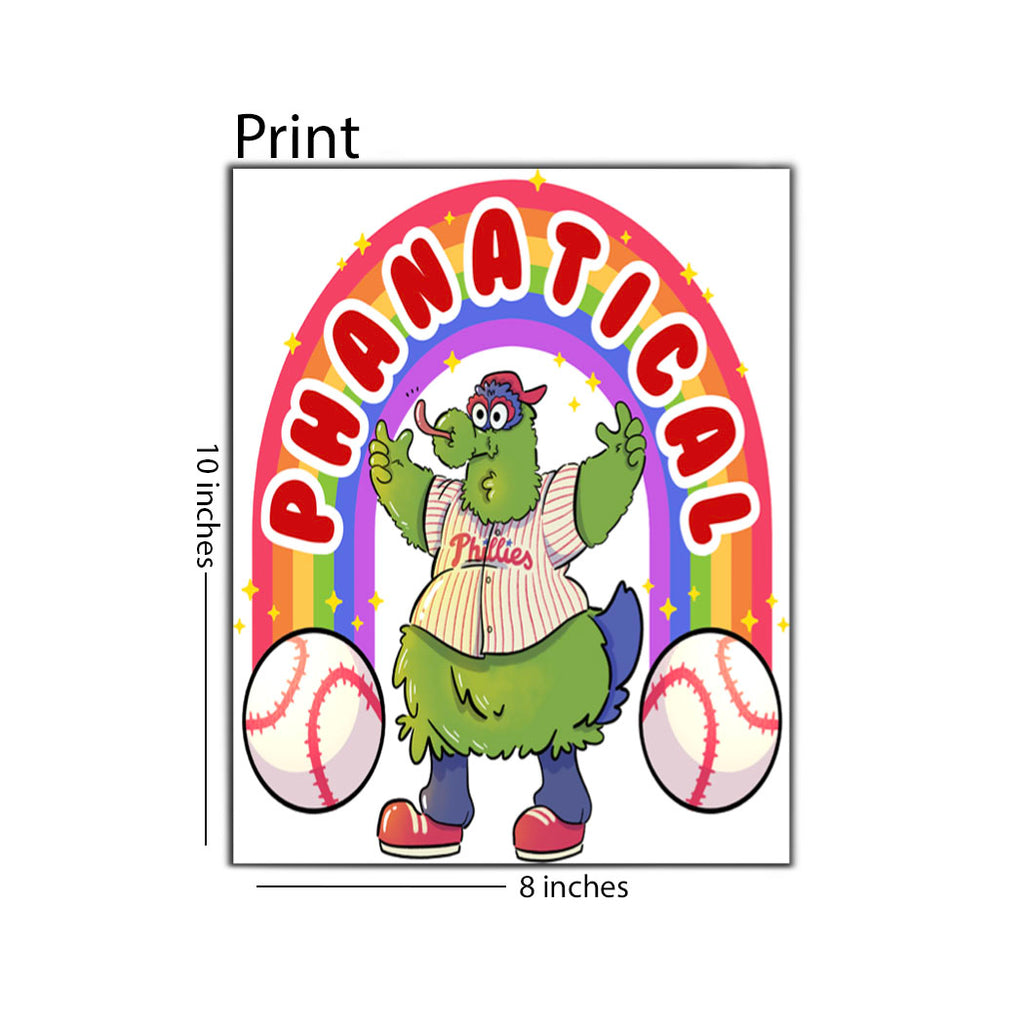 Phanatical Phillies Mascot 8x10 Print