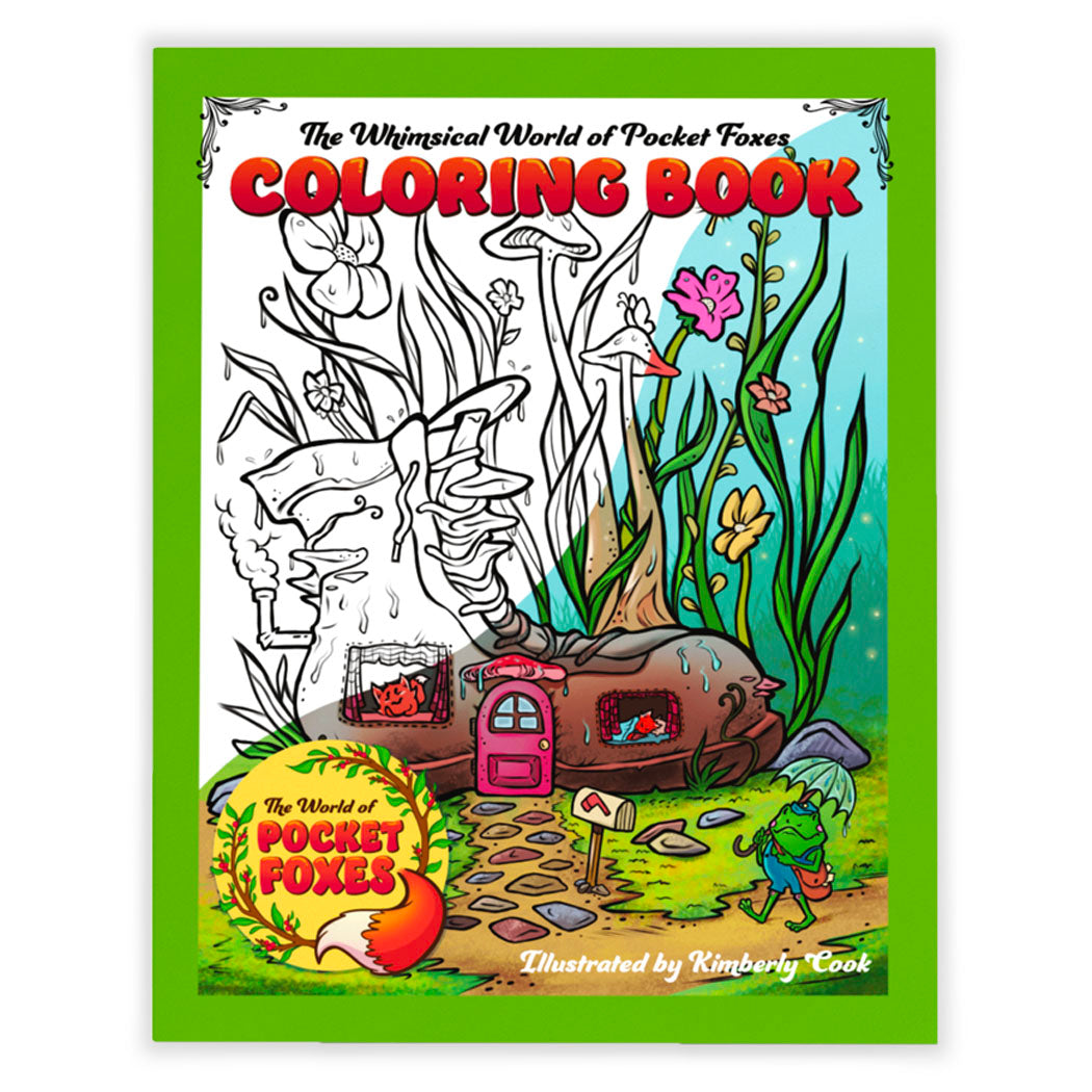 ワークブック 色気 The Whimsical World of Pocket Foxes - Coloring Book – Madcap & Co