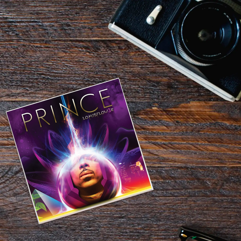 Prince 'Lotus Flower' Album Coaster