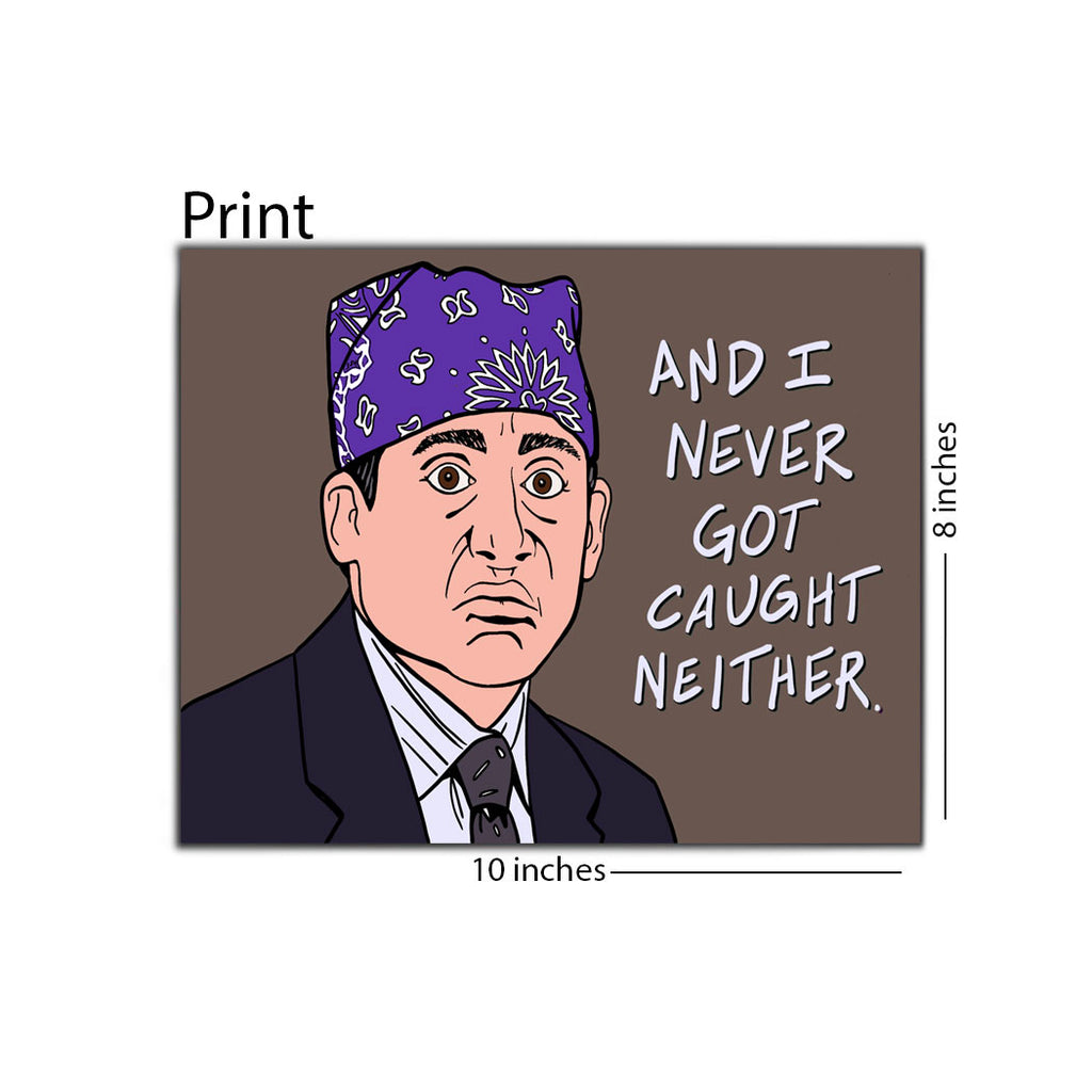Prison Mike 8x10 Print - The Office