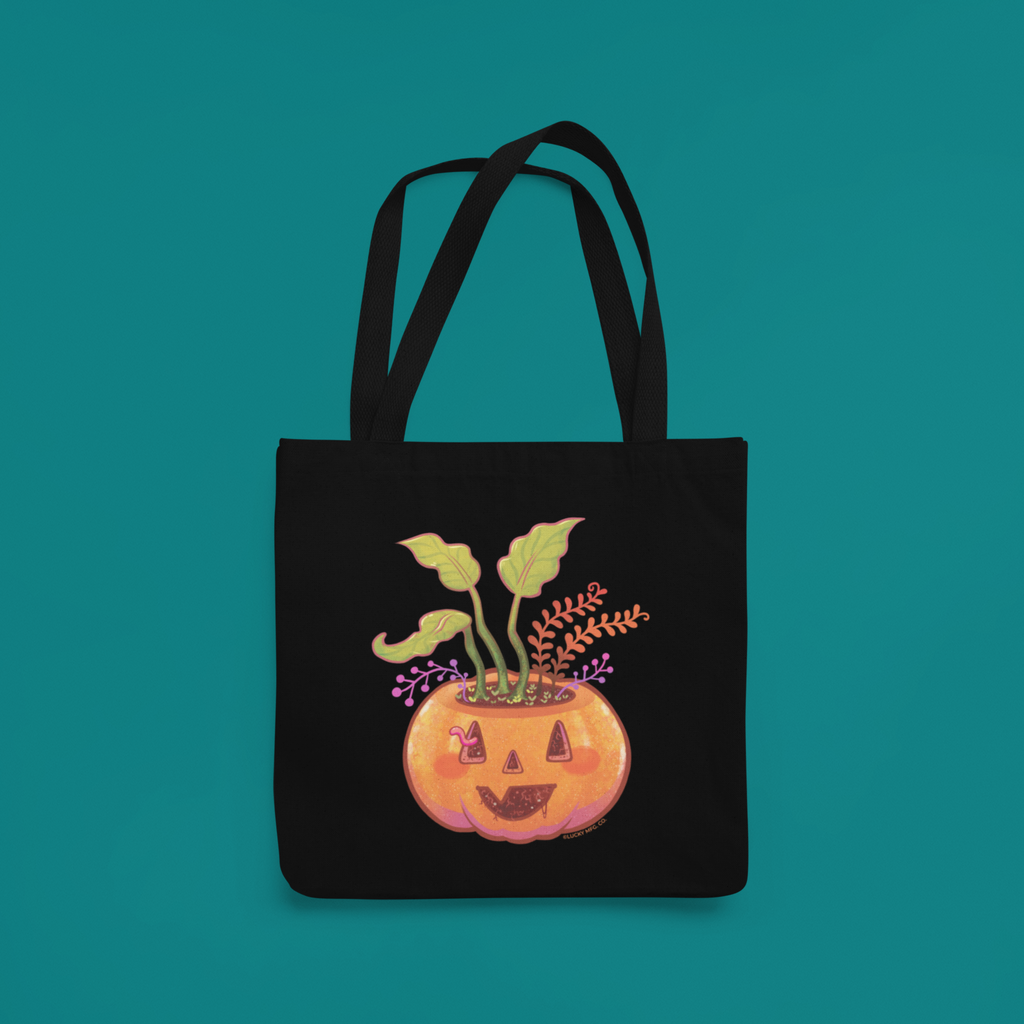 Pumpkin Plant Tote Bag