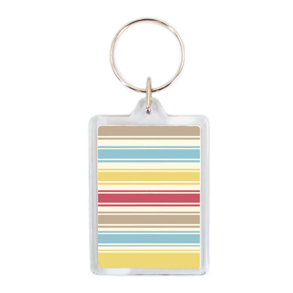 Stripes Pyrex Plastic Keychain – Madcap & Co