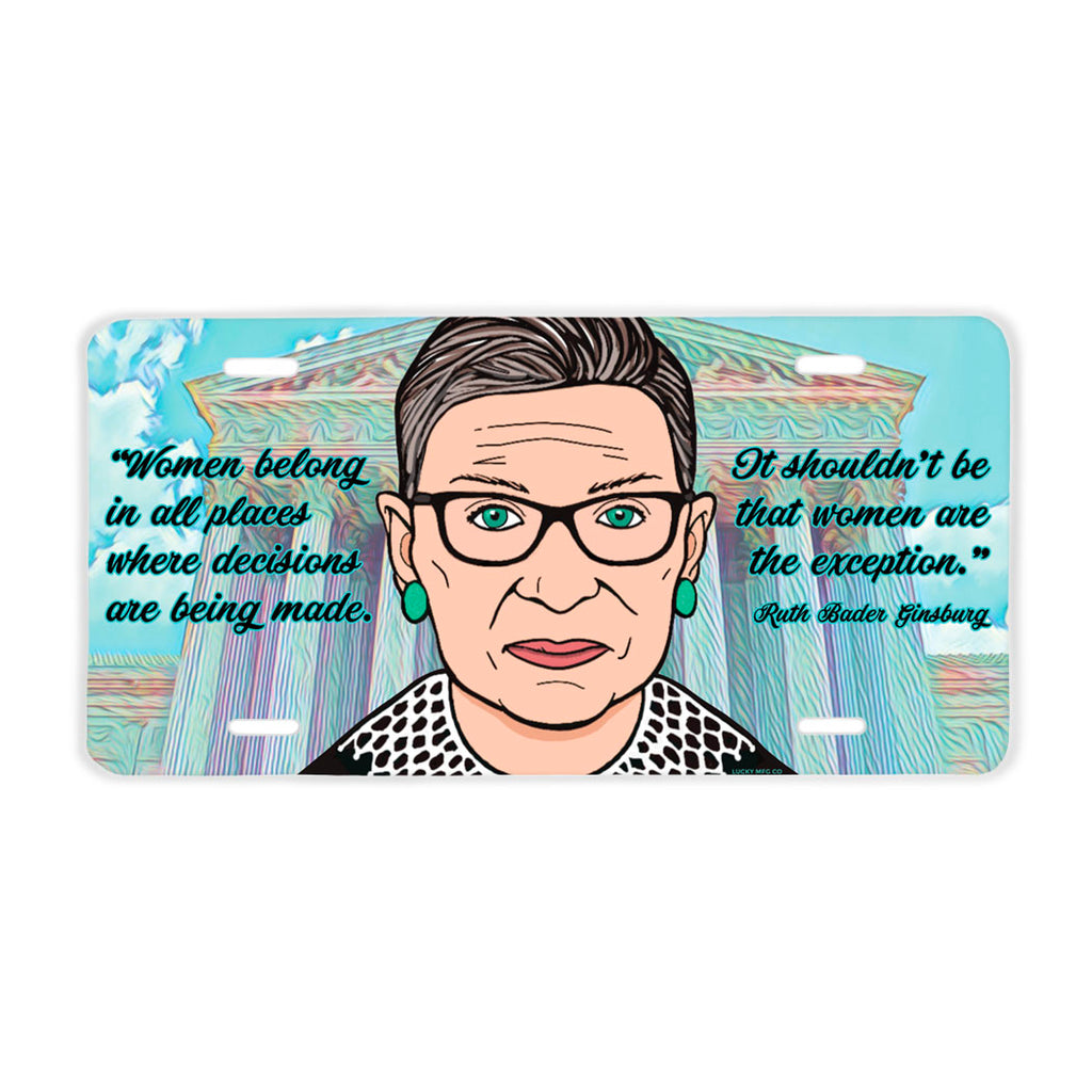 Ruth Bader Ginsburg License Plate