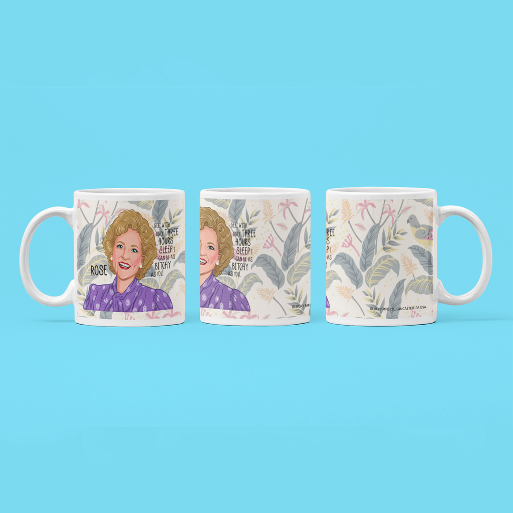 Rose Nylund Mug Golden Girls Coffee 80s Funny Quote Tea Drinkware Betty White Sarcasm Television