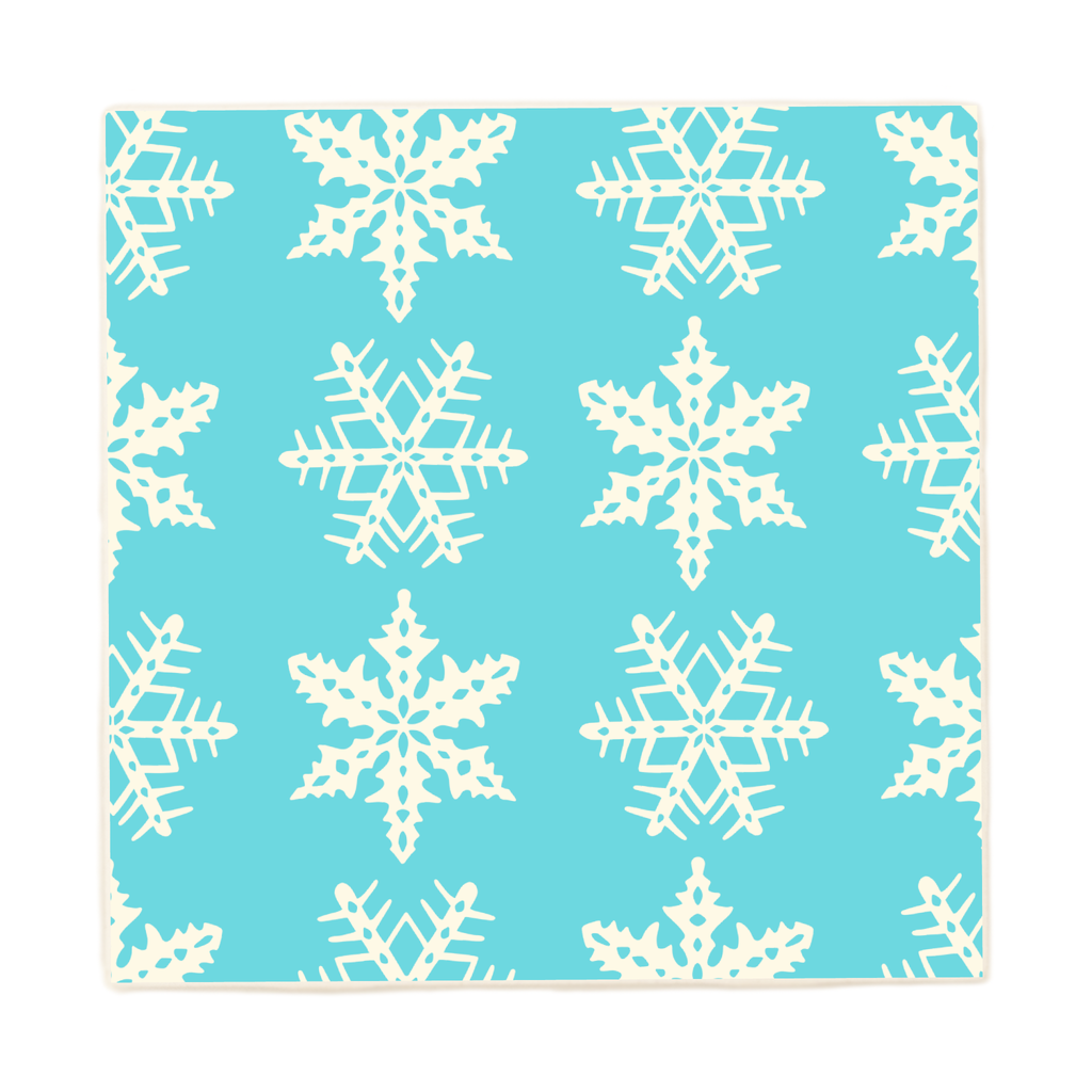 Snowflakes Holiday Pyrex Inspired Coaster