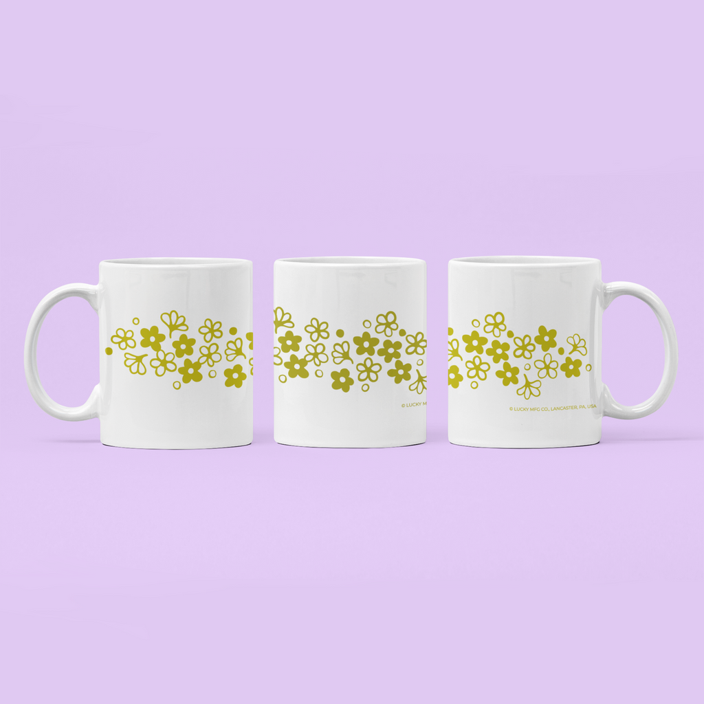 Spring Blossom Pyrex Inspired 11oz Mug