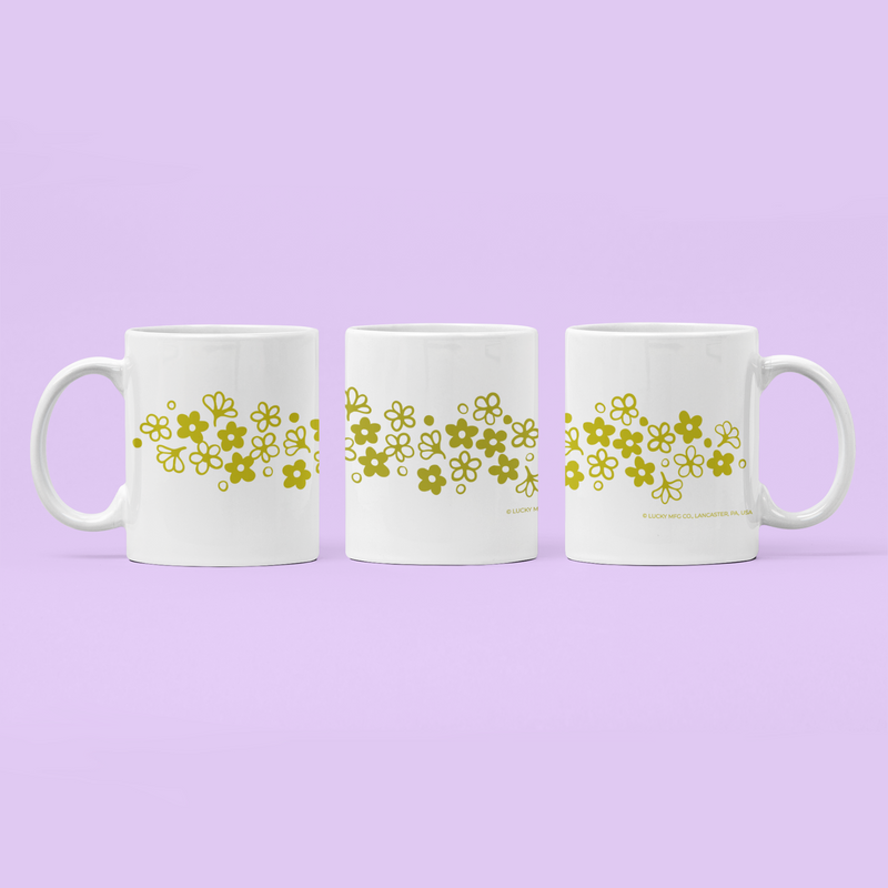 Spring Blossom Pyrex Inspired 11oz Mug