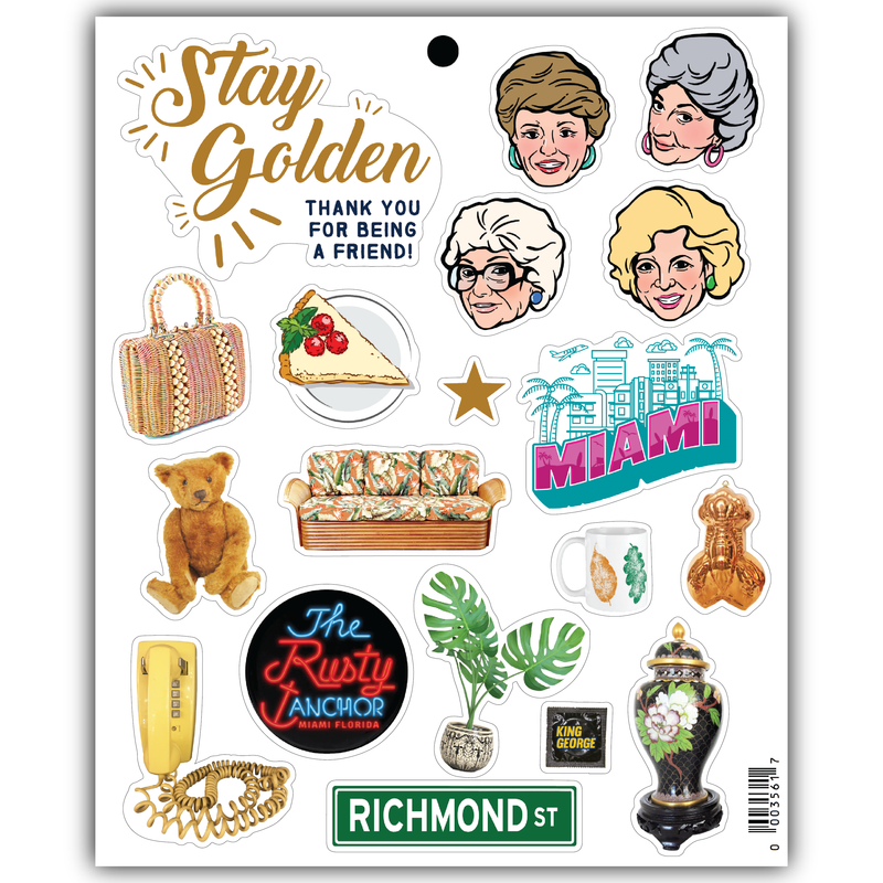 Golden Girls Icons Vinyl Sticker Sheet
