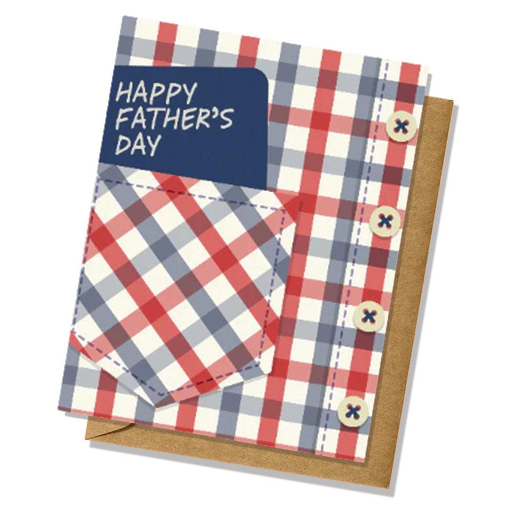 Shirt Pocket Happy Father's Day Card