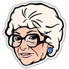 Sophia Petrillo Illustration Golden Girls Vinyl Sticker