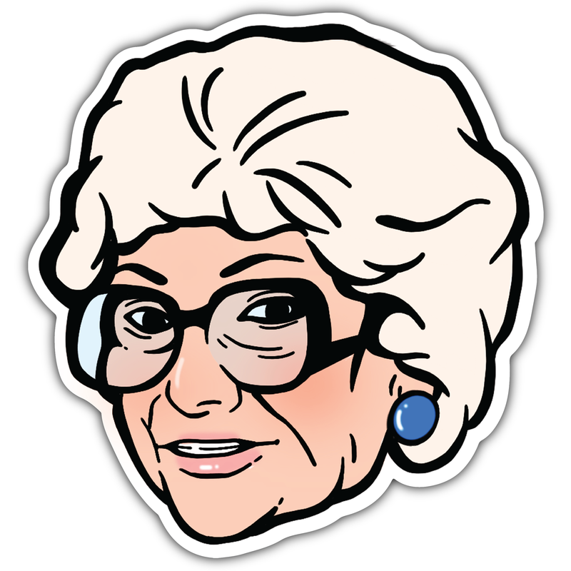 Sophia Petrillo Illustration Golden Girls Vinyl Sticker