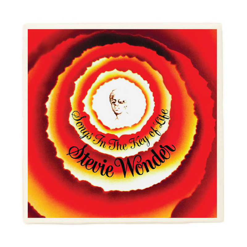 Stevie Wonder Songs in the Key of Life Album Coaster – Madcap & Co Stevie Wonder Songs in the Key of Life Album Coaster – Madcap & Co