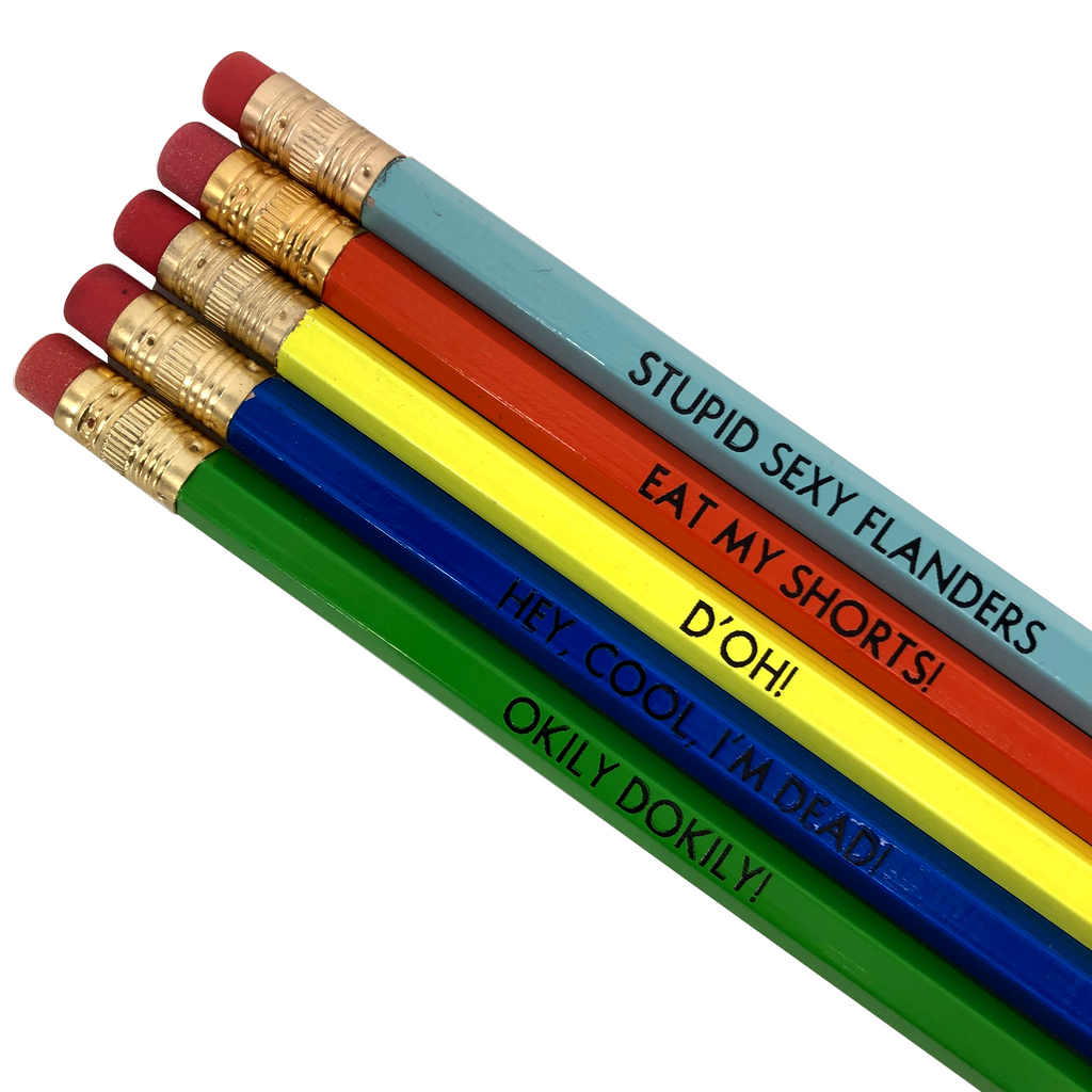The Simpsons Pencil Set