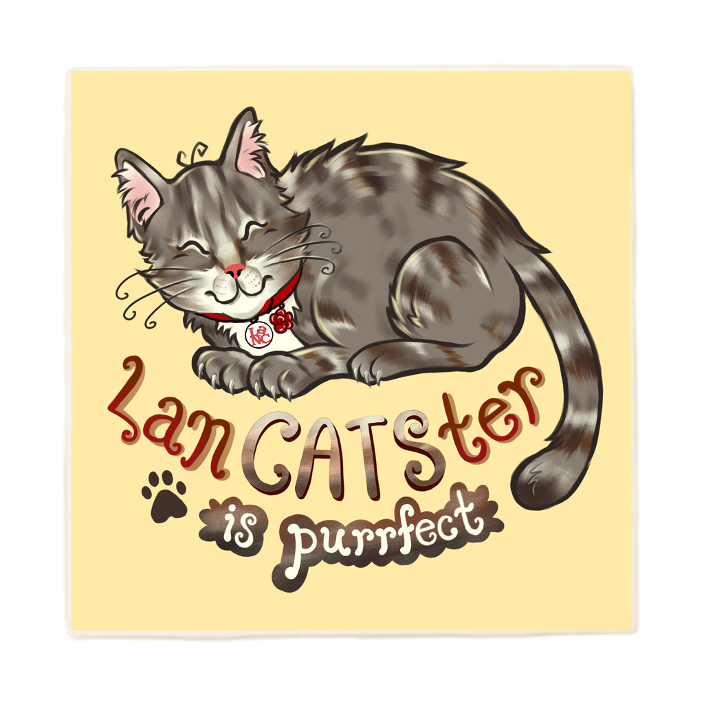 Lan Cats Ter Tabby Cat Coaster