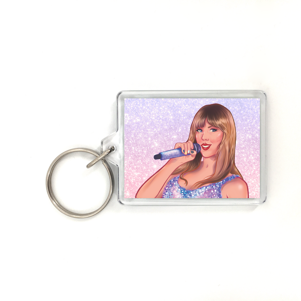 Taylor Swift Bust Keychain