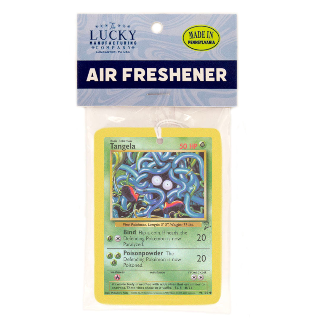 Tangela Pokemon Card Air Freshener Madcap & Co Tangela Pokemon Card Air Freshener Madcap & Co
