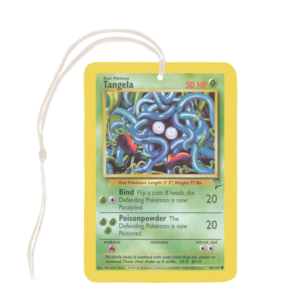 Tangela Pokemon Card Air Freshener Madcap & Co Tangela Pokemon Card Air Freshener Madcap & Co