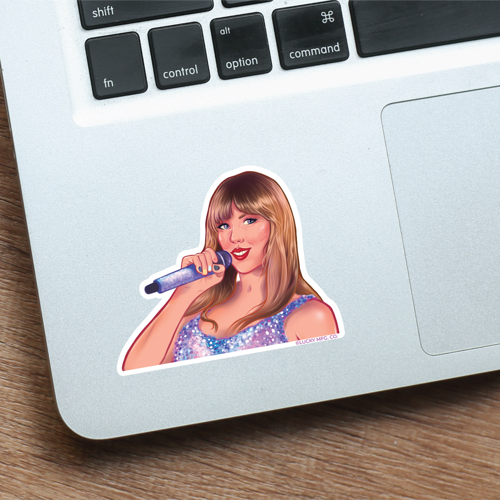 Taylor Swift Bust Vinyl Sticker