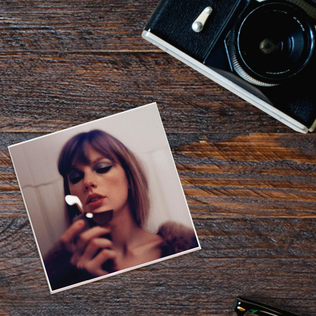 Taylor Swift Midnights Moonstone Blue (Image Only) Album Coaster