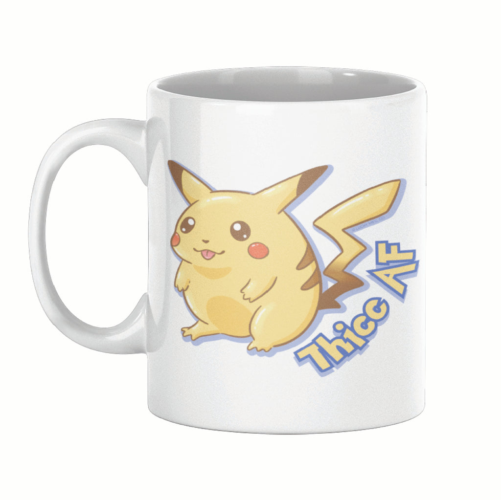 Thicc AF Pikachu Pokémon Coffee Mug