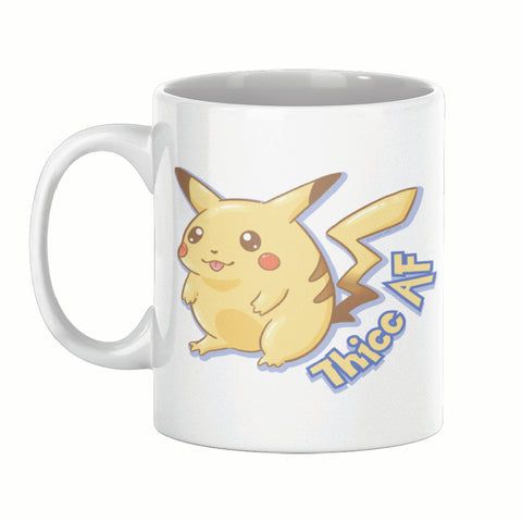 Thicc AF Pikachu Pokémon Coffee Mug – Madcap & Co