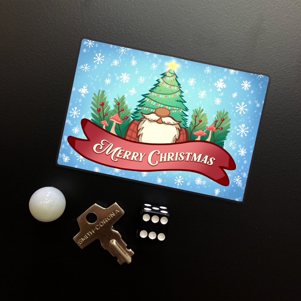 Christmas Tree Gnome Magnet