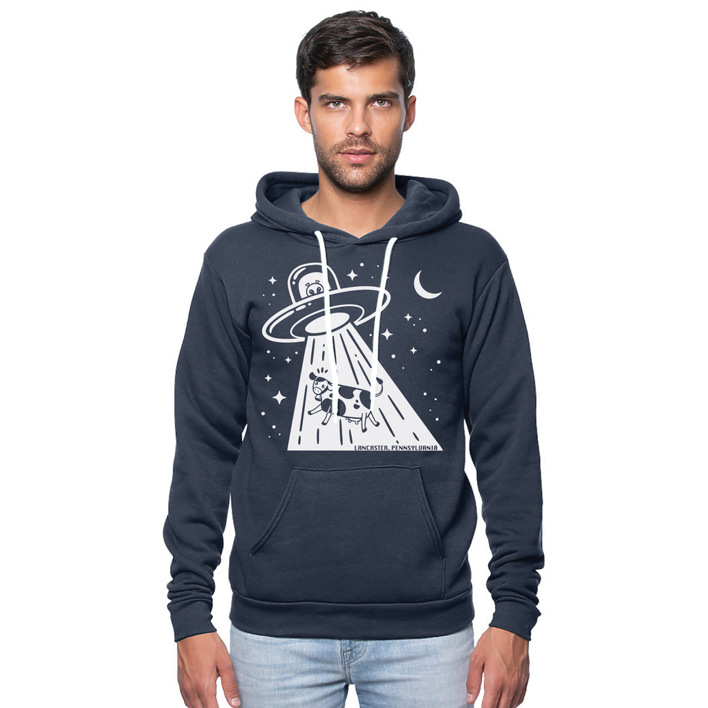 Lancaster, PA, UFO Cow Hoodie