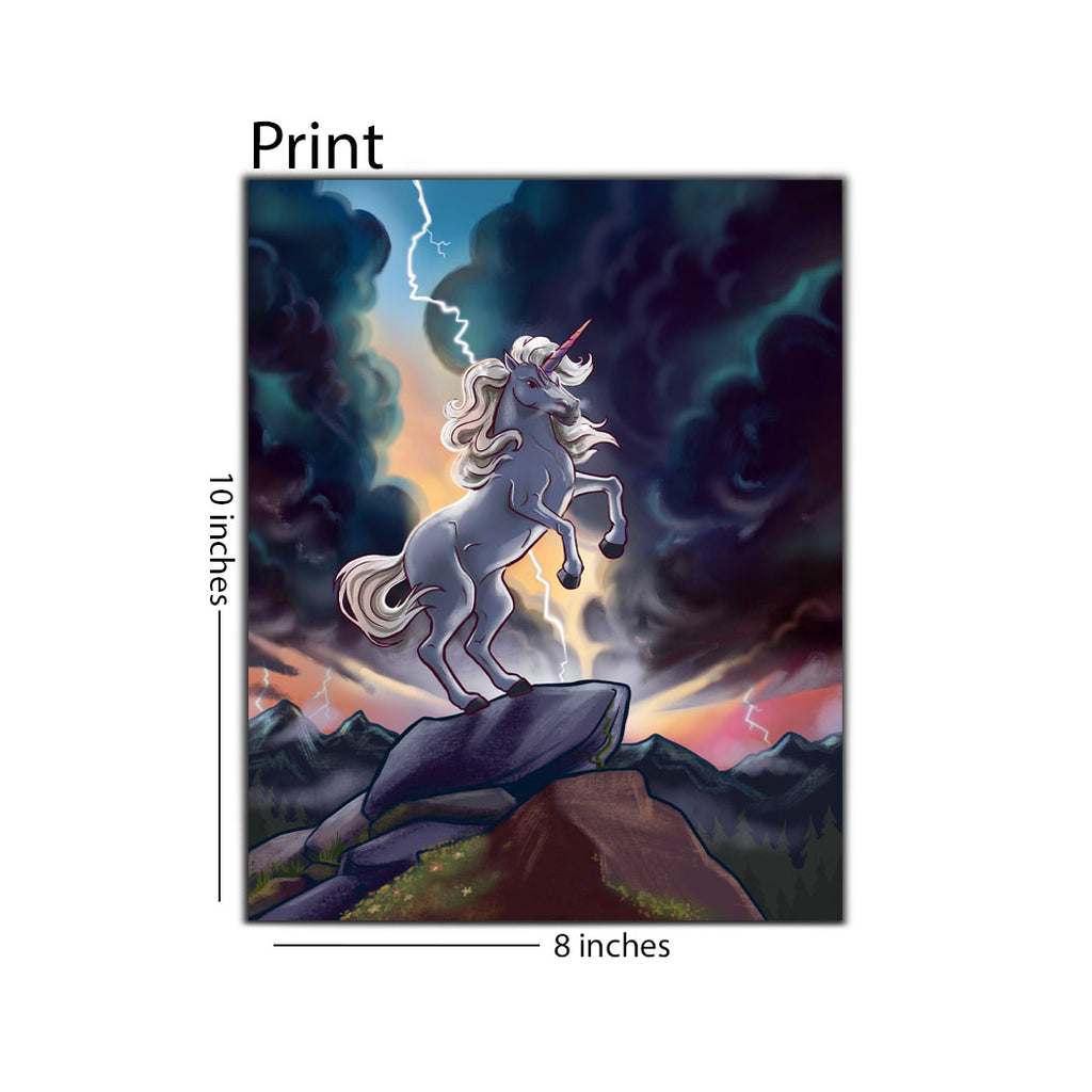 Fantasy Unicorn 8x10 Print