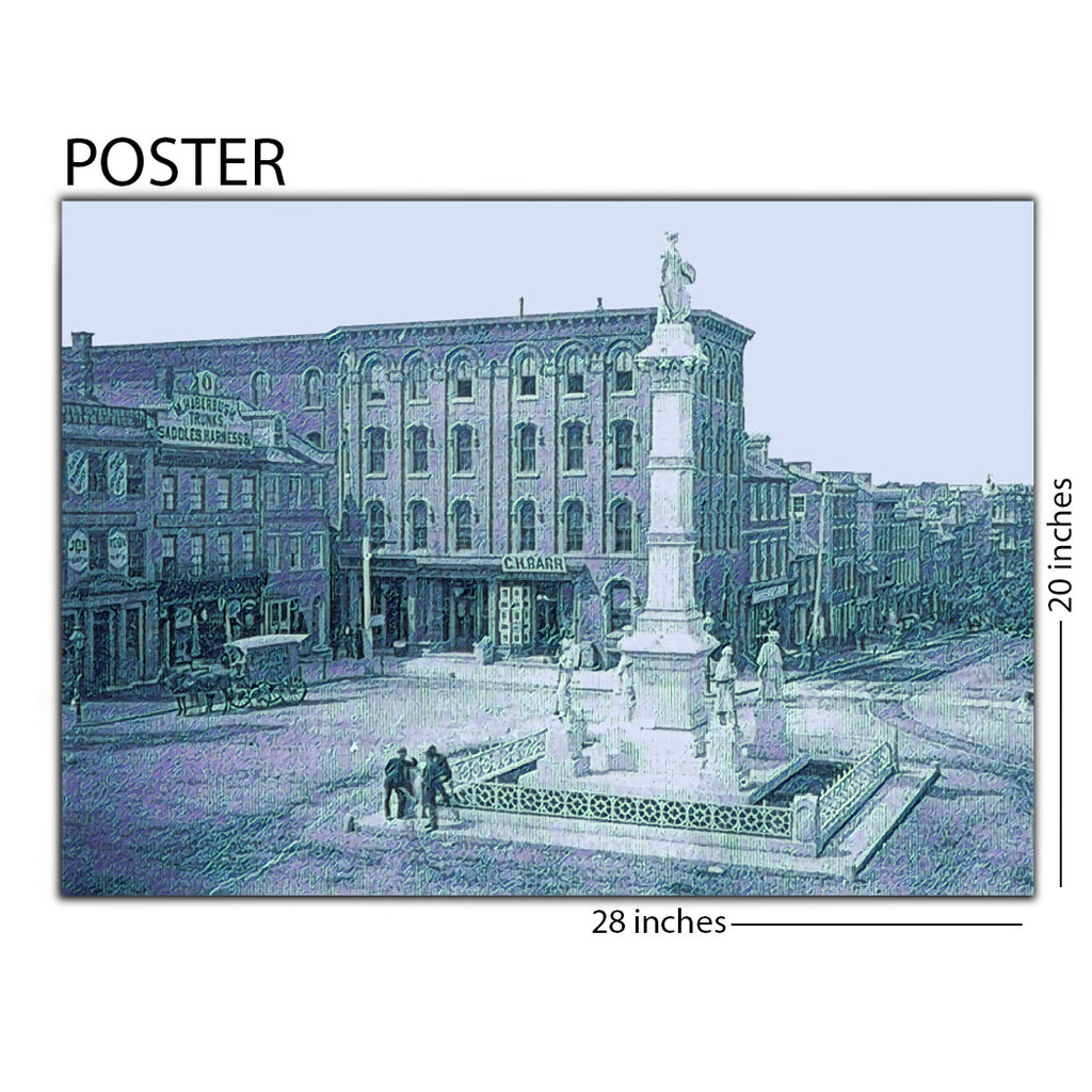 Vintage Penn Square 20 x 28 Poster