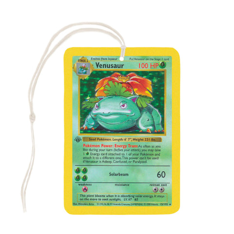 Venusaur Pokemon Card Air Freshener – Madcap & Co