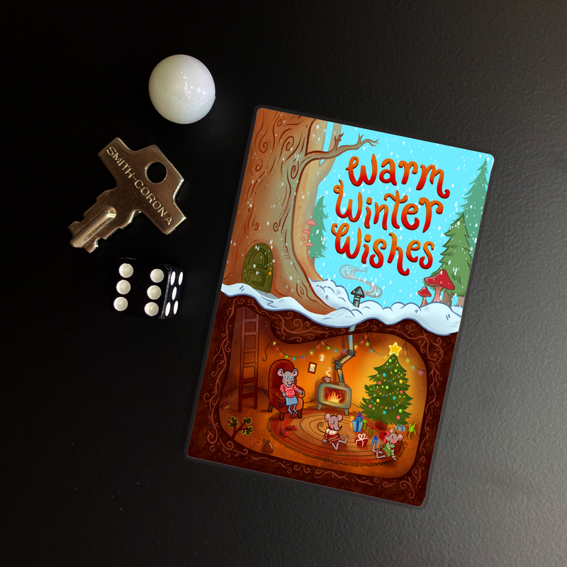 Warm Winter Wishes Magnet