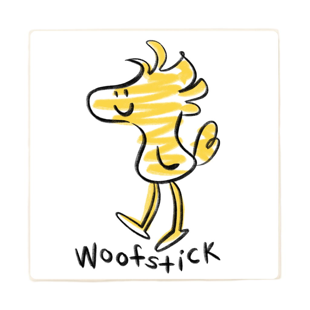 "Woofstick" Parody Coaster