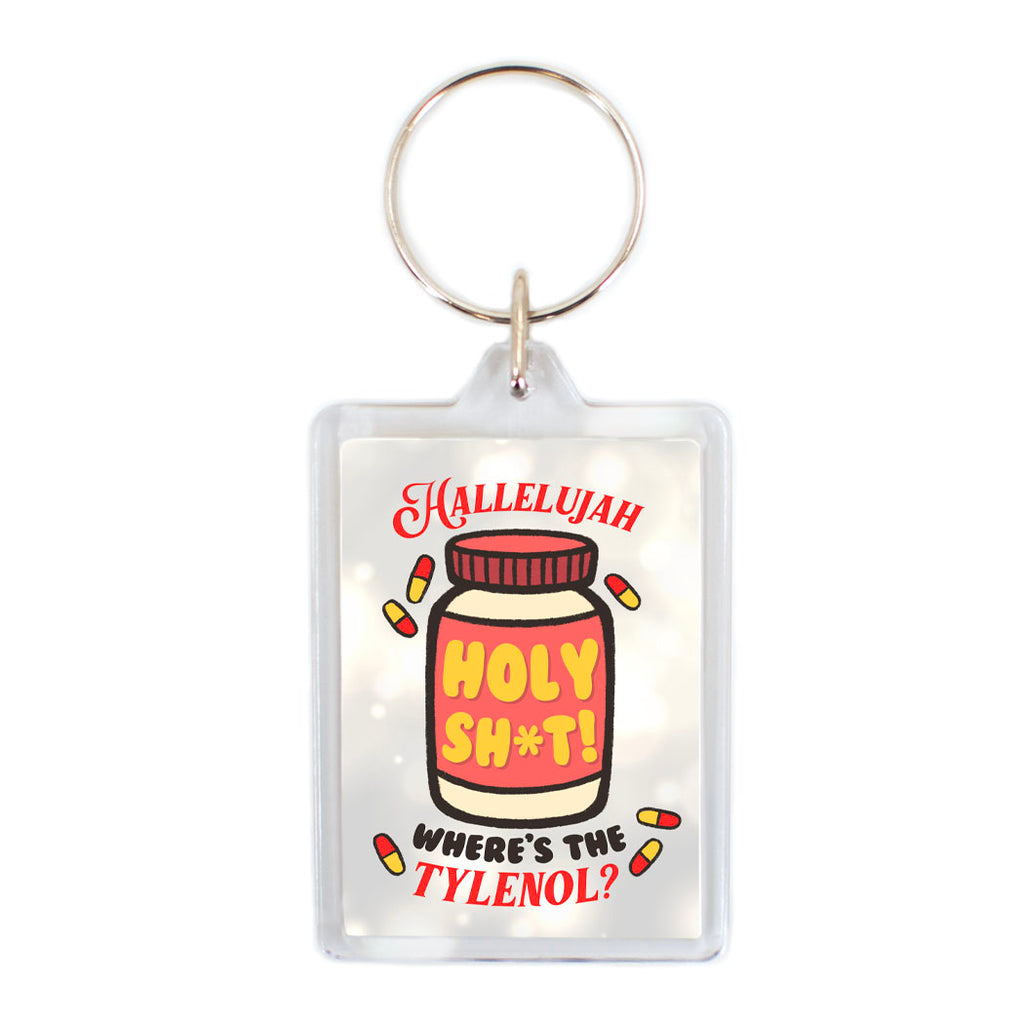 "Hallelujah Where's the Tylenol" Christmas Vacation Movie Quote Holiday Key-Chain