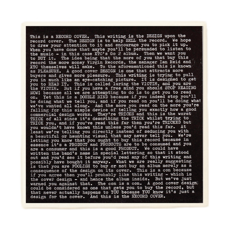 XTC Go 2 Album Coaster