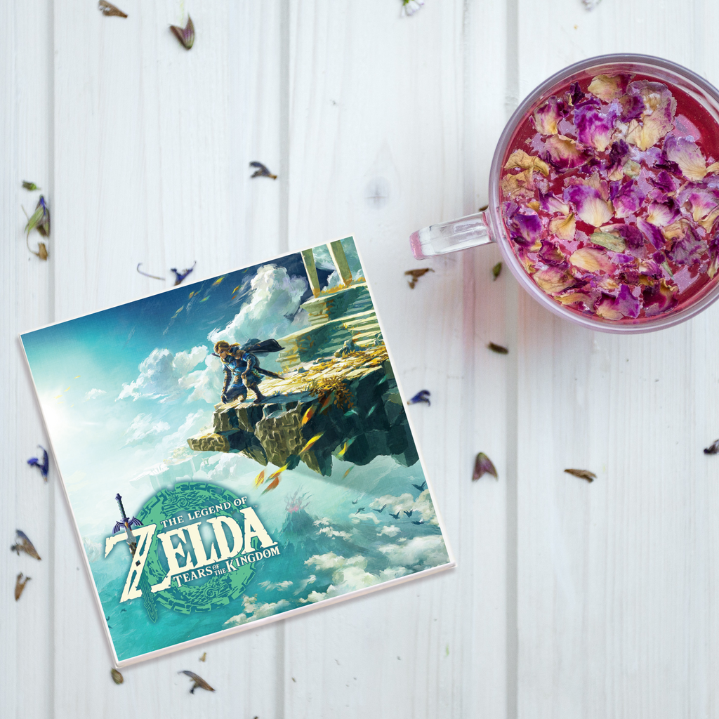 Legend of Zelda Tears of the Kingdom Video Game Coaster