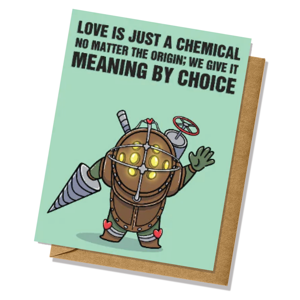 Bioshock - Big Daddy Gamer Greeting Card
