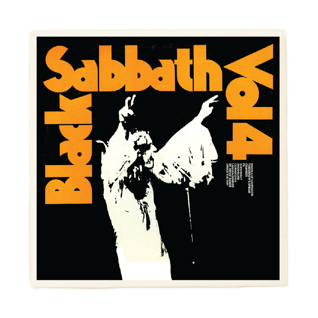 Black Sabbath 'Vol. 4' Album Coaster – Madcap & Co