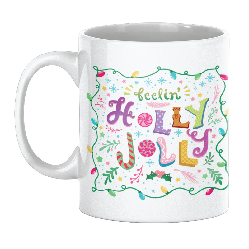 Feelin' Holly Jolly 11oz Mug