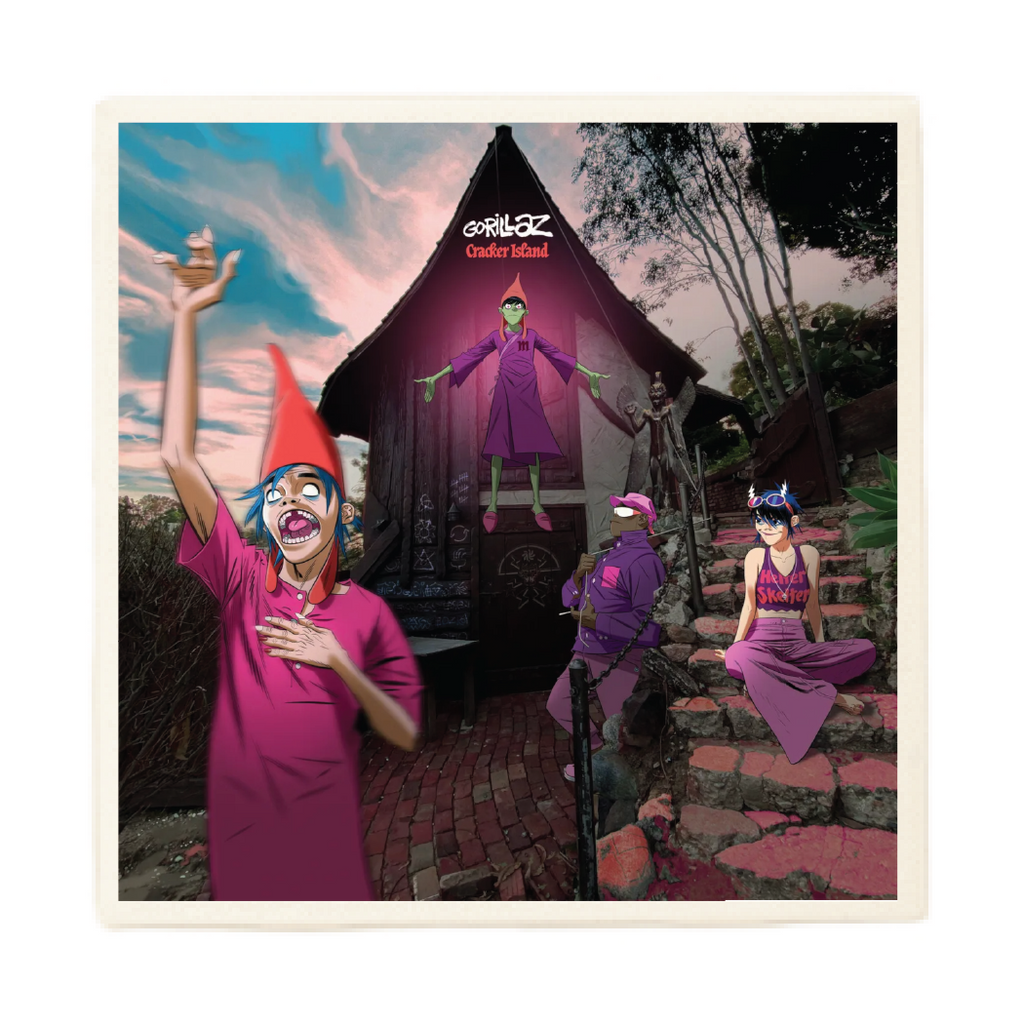 Gorillaz 'Cracker Island' Album Coaster