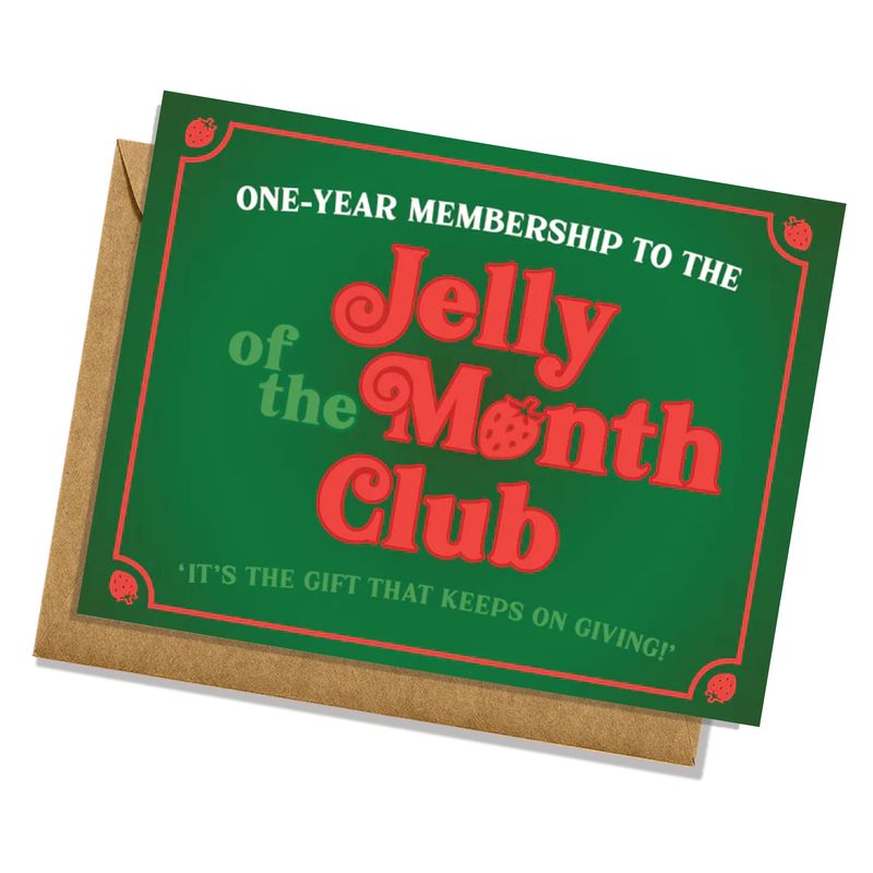Jelly of the Month Club - Christmas Vacation Holiday Greeting Card