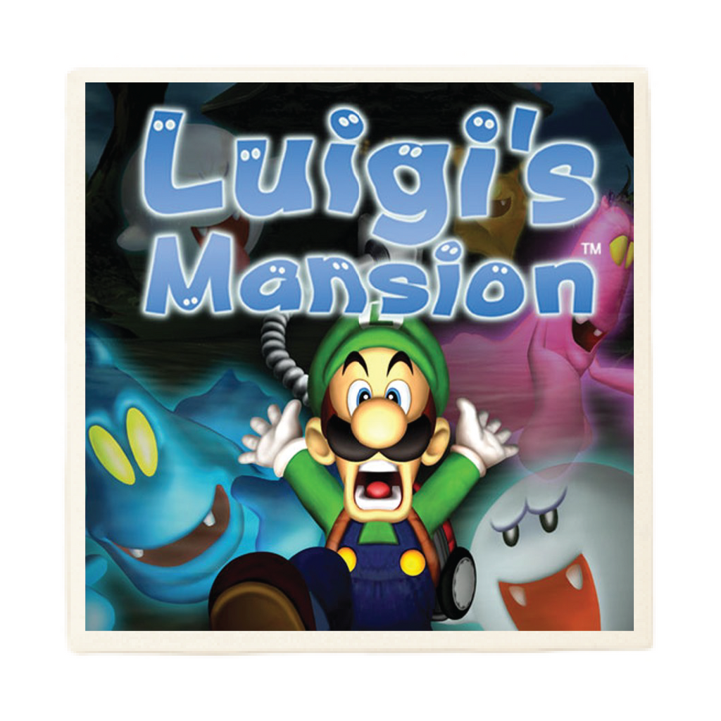 Luigi's Mansion Video Game Coaster