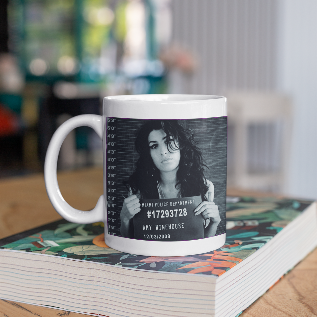 Amy Winehouse Mugshot Mug