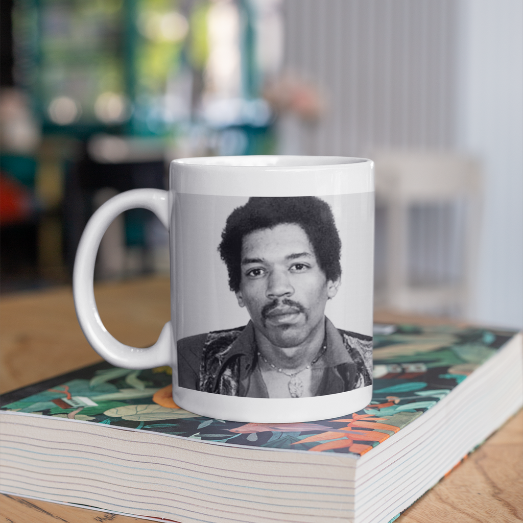 Jimi Hendrix Mugshot Mug