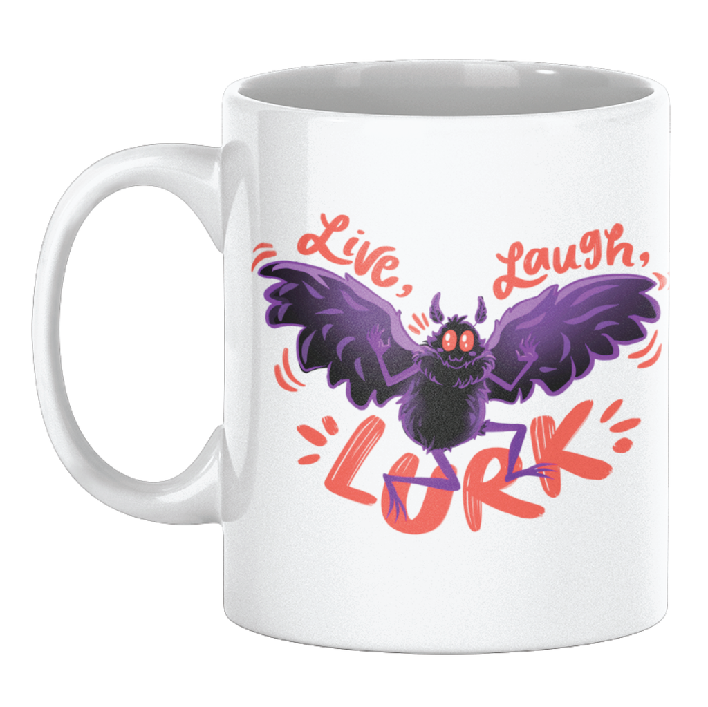 Mothman "Live, Laugh, Lurk" Mug