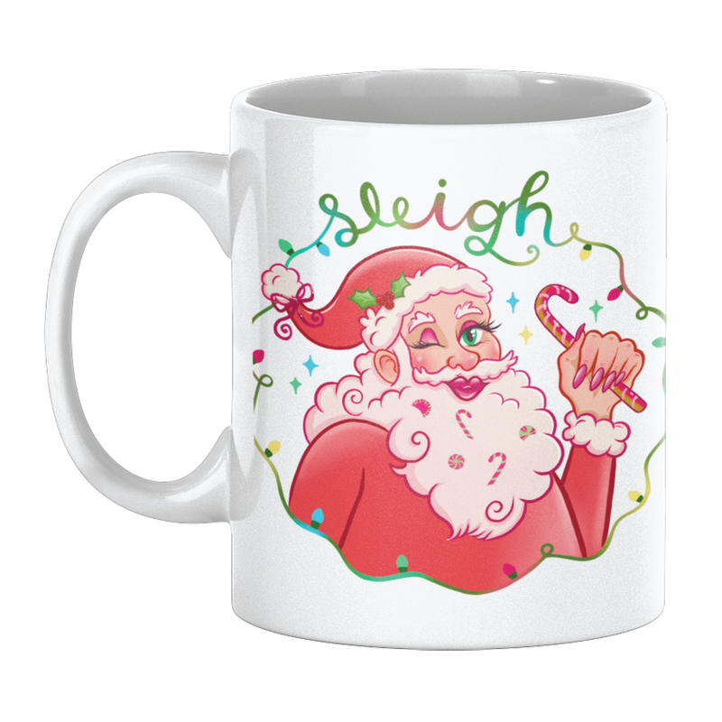Sleigh, Yassified Santa 11oz Mug