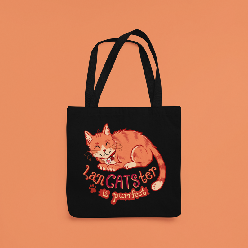 Lan Cats Ter is Purrfect Reusable Tote Bag