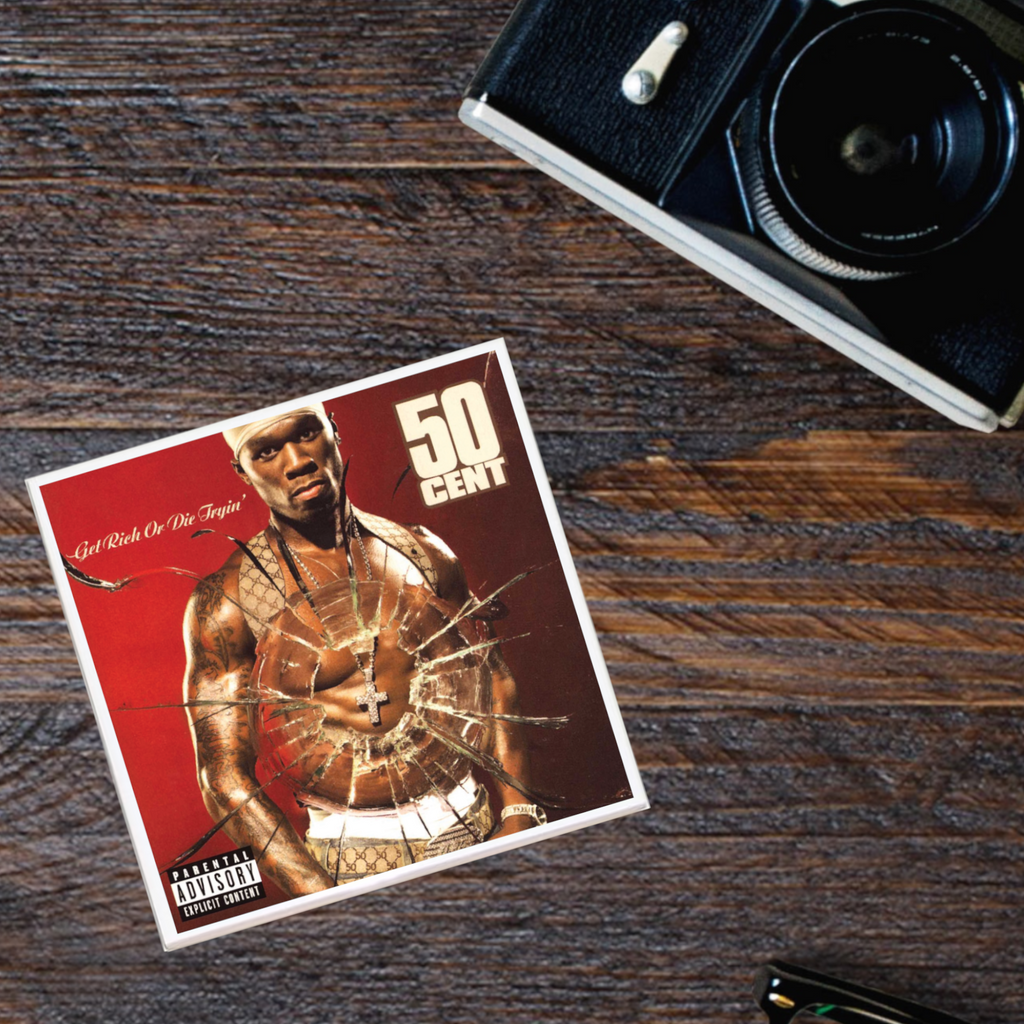 50 Cent 'Get Rich or Die Tryin' Album Coaster