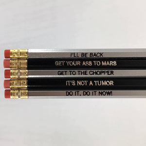 Arnold Schwarzenegger Pencil Pack - Set of 5