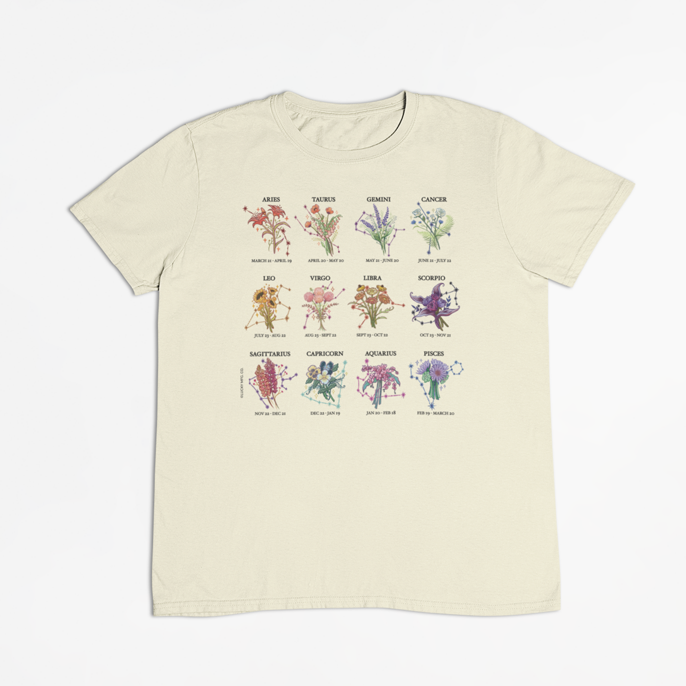 Astrological Zodiac Signs T Shirt Madcap Co